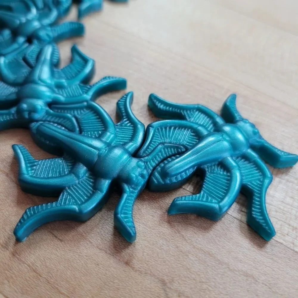 Green‎ Tessera Perpetual Puzzle Beetle Scarab Plastic Bugs 2 Inch Replacement